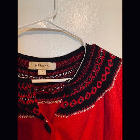 Red Cardigan - Picture 5 of 5